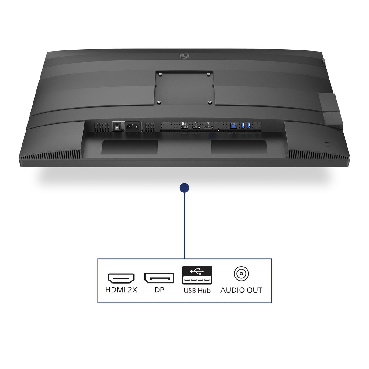 Monitor Philips 27b2g5500 00 27" Qhd Led 16:9 Ips 75hz 2xhdmi 1.4 Dp 1.2