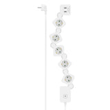 Hama Home Regleta 5 Tomas 2xusb Interruptor 1,4m Flexible Blanco