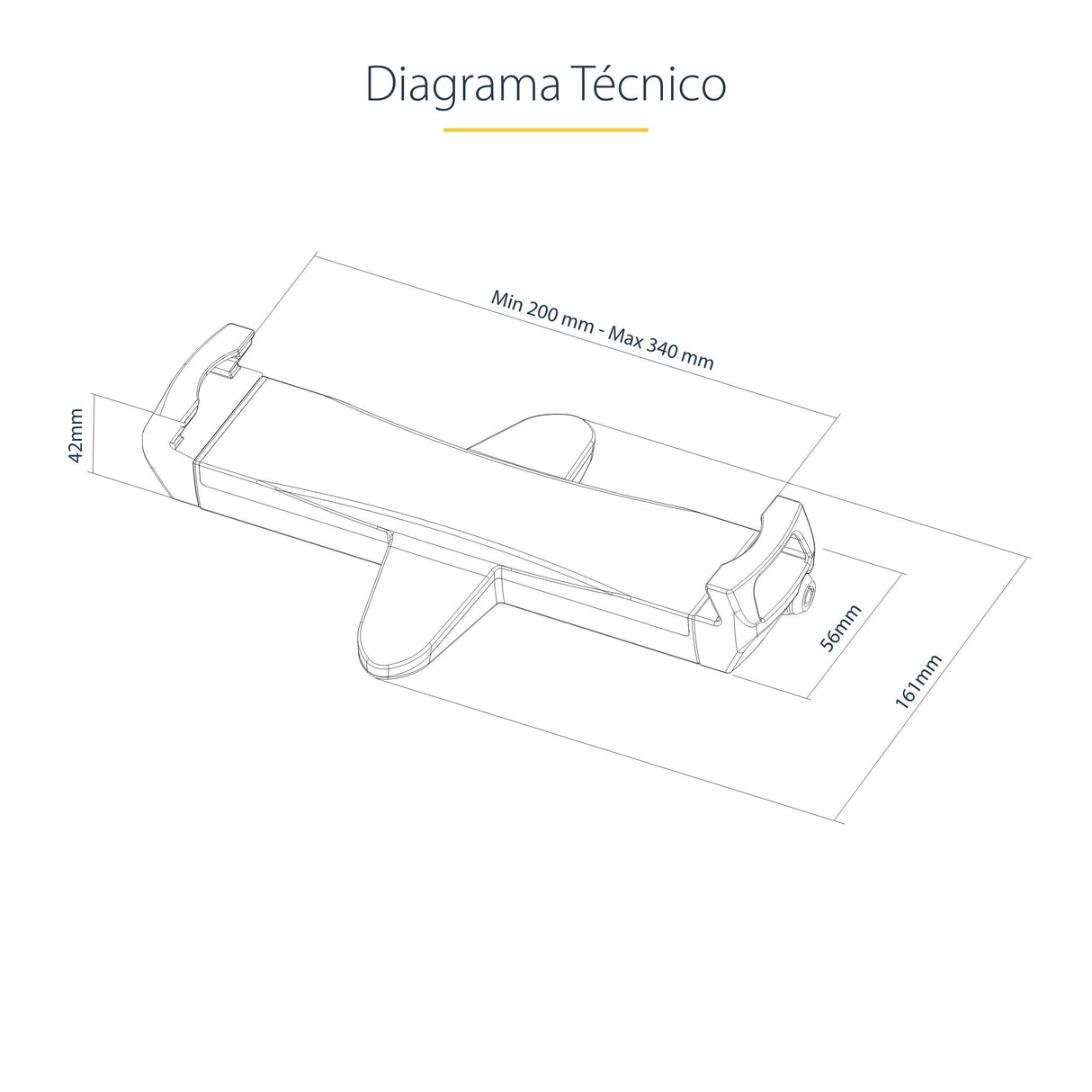 EAN 0065030895354 - StarTech.com TABLET-VESA-ADAPTER soporte Soporte pasivo Tablet/UMPC Negro imagen 11