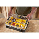 Stanley Pro-Stack Organizer Duo-Pack (Negro/Transparente, 2 Stück) Fmst82967-9