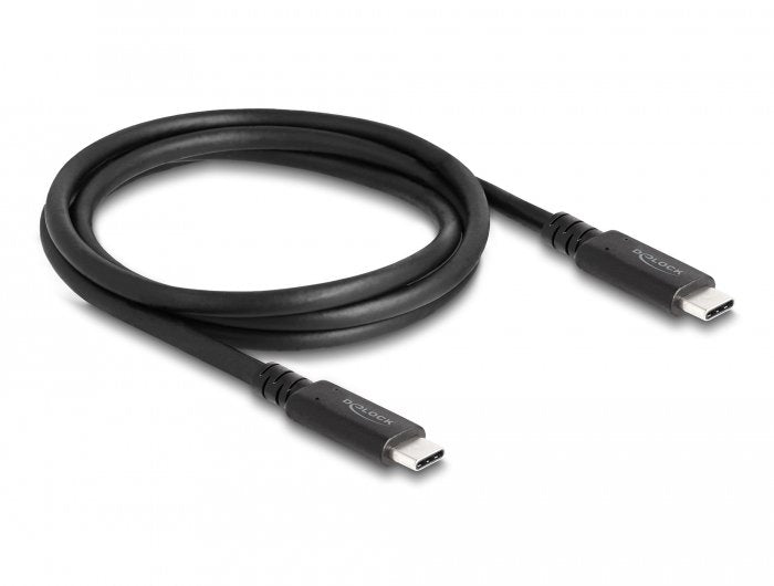 Delock Usb4 40 Gbps Cable Koaxial 1,2 M Usb Pd 3.1 Extended Power Range 240 W