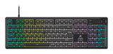 Corsair Tas K55 Core Negro Rgb, Rubberdome, Mechanical,Usb