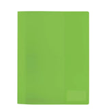 Carpeta Herma A4 Pp Translúcido Verde Claro 3 Piezas.