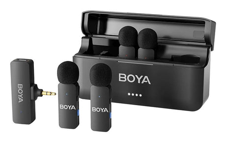 EAN 6974700659520 - BOYA BY-V4 micrófono Negro Micrófono con pinza de enganche imagen 1