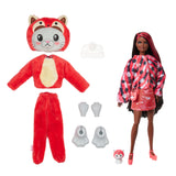 Muñeca Chelsea Cutie Reveal Serie Disfraces Gatito Panda Rojo Barbie