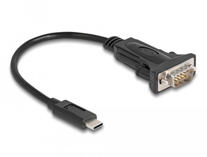 Delock Cable Usb Tipo-C A 1 X Serie Rs-232 D-Sub 9 Pin Macho 0,25 M