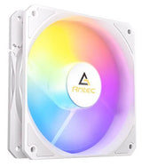 Kit 3 Ventiladores Pc  Auxiliar P12 A-Rgb Blanco Antec Pack De 3/ Argb Pwm 120mm/ Anti-Vibration