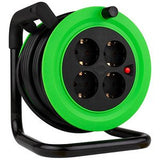 Rev Mini Drum W 4 Safety Sockets 15m Green Black