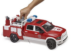 Vehículo De Bomberos Brother Ram 2500 Con Luces Y Sonido, Modelo De Vehículo 4001702025441
