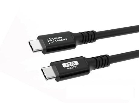 EAN 5715328135604 - Microconnect USB4CC015-240W cable USB USB4 Gen 3x2 0,15 m USB C Negro imagen 3