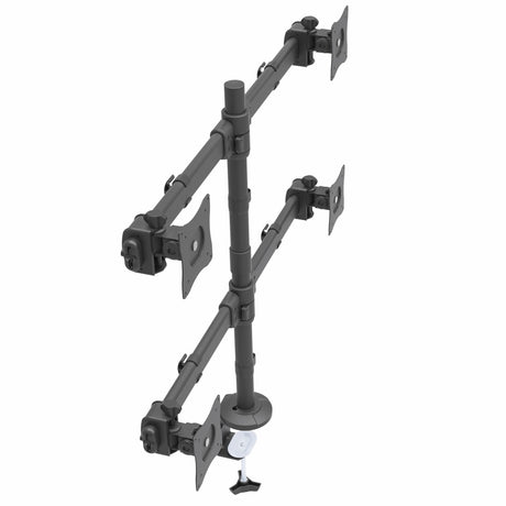 EAN 0065030867795 - StarTech.com ARMQUAD soporte para monitor 68,6 cm (27") Negro imagen 4