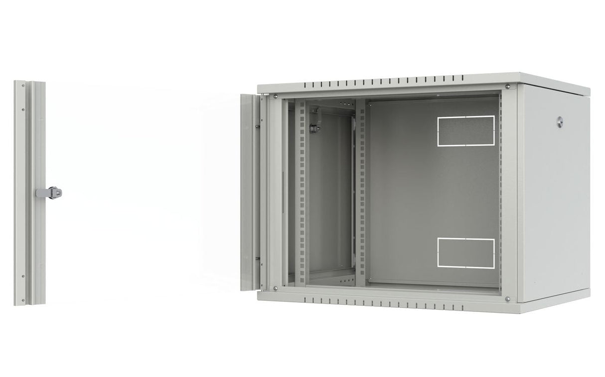 Quick Assembly Flat Pack 19"  9u Rack Wall Mount W:600 X