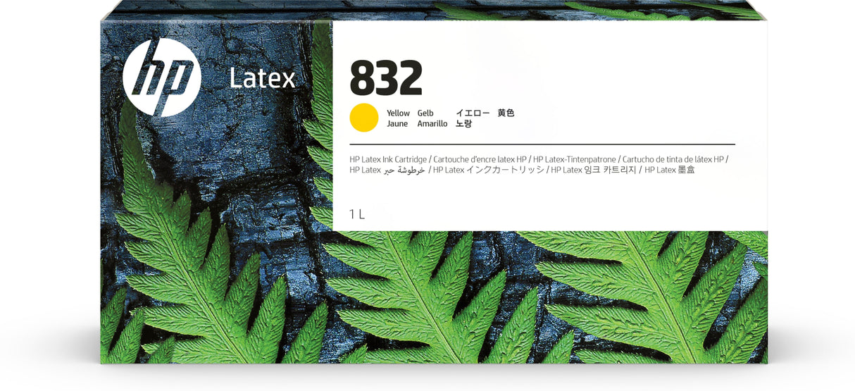 832 1l Yellow Latex Ink  Cartridge 832 1-Liter Yellow