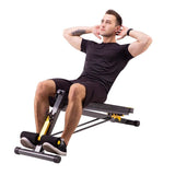 EAN 5907695596557 - HMS Fitness LSR8311 Banco de musculación multiposición Asiento ajustable Hogar Negro, Amarillo imagen 12