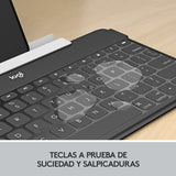 Teclado Español Logitech Keys-To-Go Azul Bluetooth 920-010044