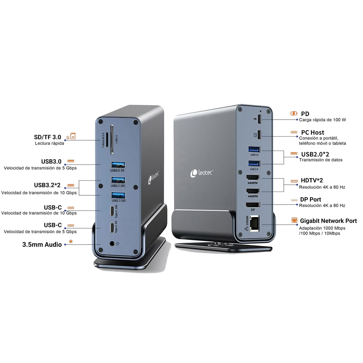 Leotec Docking Station 15-1