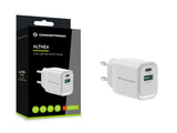 Cargador De Pared Quick Charge 3.0 Pd  Pps 1puerto Usb-C 1 Puerto Usb-A Conceptronic Althea 33w