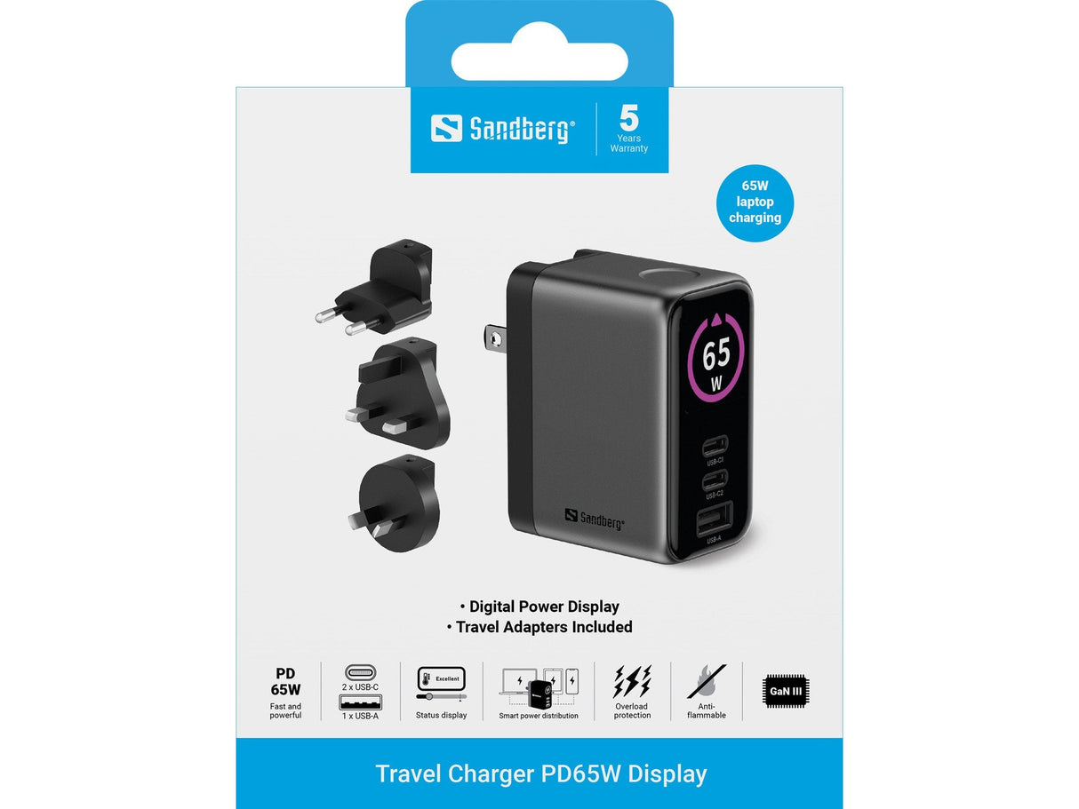 Travel Charger Pd65w Display