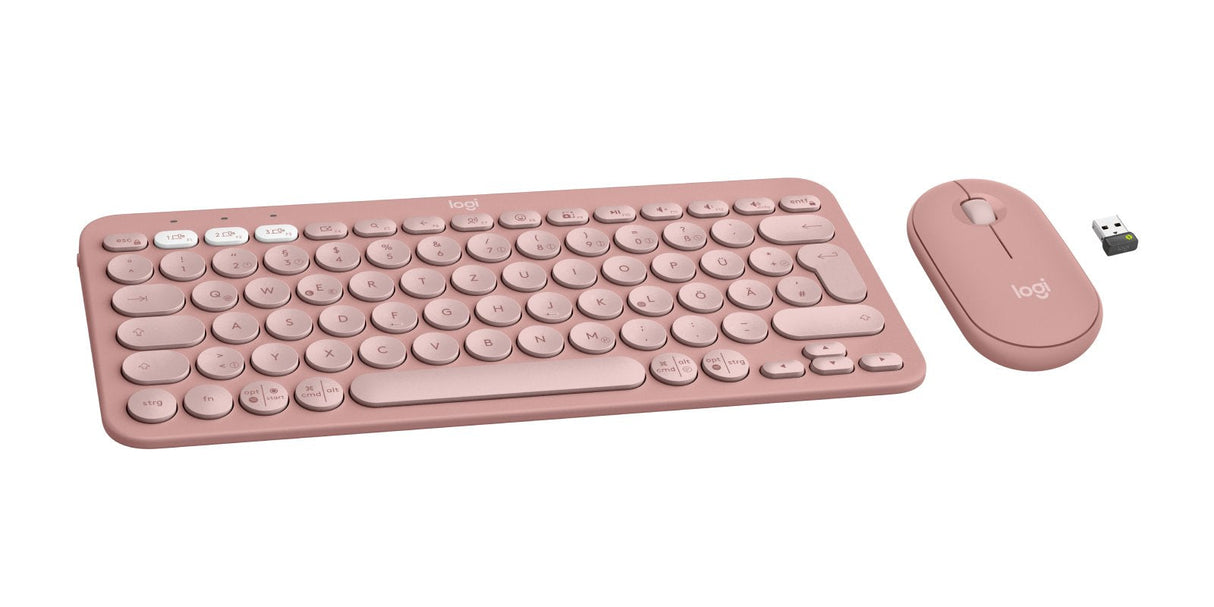 Pebble 2 Combo Tonal Rose Deu - Deu 2.4ghz/Bt-419 Univ.