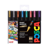EAN 4902778113554 - POSCA PC-5M marcador 1 pieza(s) Punta redonda Azul metálico imagen 2