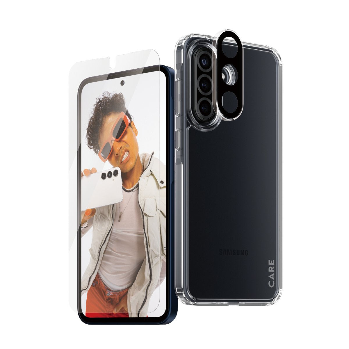 EAN 5715685016158 - PanzerGlass ® | CARE by ® Flagship 3-in-1 Bundle Samsung Galaxy A36 5G Protector de pantalla 1 pieza(s) imagen 1