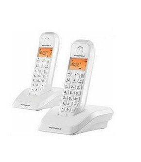 Telef. Inalambrico Dect Digital Motorola S1202 Duo Blanco/Pantalla Retroiluminada/Manos Libres/Id.Lla 107s1202white