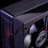 Ventilador Con Disipador De Cpu Mars Gaming Mcpu-Xpro Tdp 190w 3 Heatpipes Torre Pwm Fdb Negro
