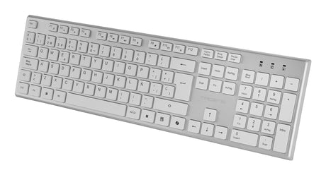 EAN 8435693112150 - Tacens 6ZENITHWPT teclado Ratón incluido Hogar / Oficina RF inalámbrico QWERTY Portugués Plata, Blanco imagen 7
