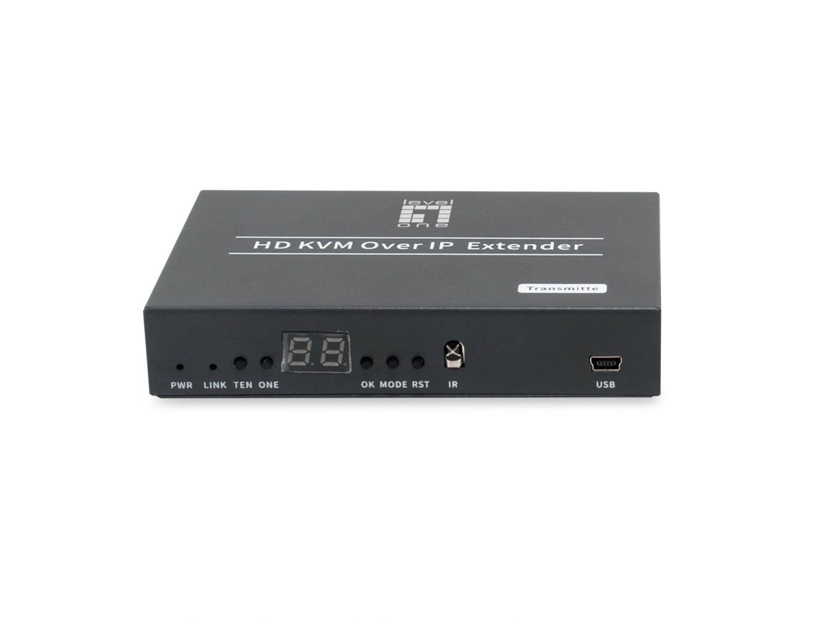 EAN 4015867239056 - LevelOne HVE-6701T extensor audio/video Transmisor de señales AV Negro imagen 1