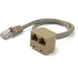 Startech.Com Adaptador Divisor Splitter Rj45 2 A 1 - Hembra A Macho - Divisor Splitter Para Cable De Red Ethernet Rj45 Garantia Lifetime