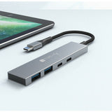 Techly Hub Usb 4p. 2usb 3.2-2usb-C