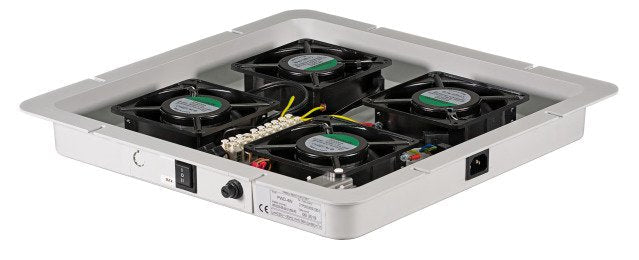 Einbaulüfter Mit 4 Lüftern Pro Netzwerkschränke (Ral9005)