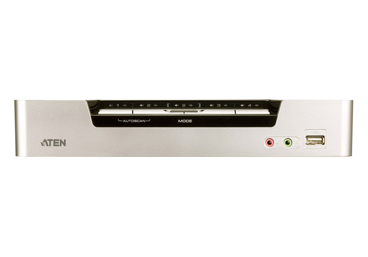 Switch Kvmp, Aten, 4 Faz, Cs1794, Hdmi, Usb 2.0, Audio