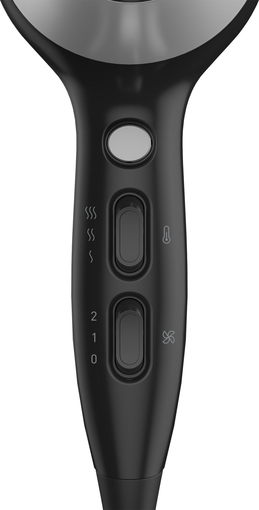 Secador Grundig Hd 6080 B  2200 W Negro, Plata