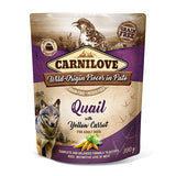 Carnilove Dog Pouch Quail & Yellow Carrot  - Comida Húmeda Para Perros - 300g