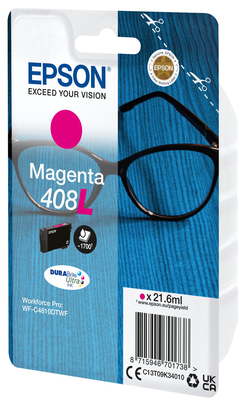 EAN 8715946701738 - Epson C13T09K34010 cartucho de tinta 1 pieza(s) Original Alto rendimiento (XL) imagen 2