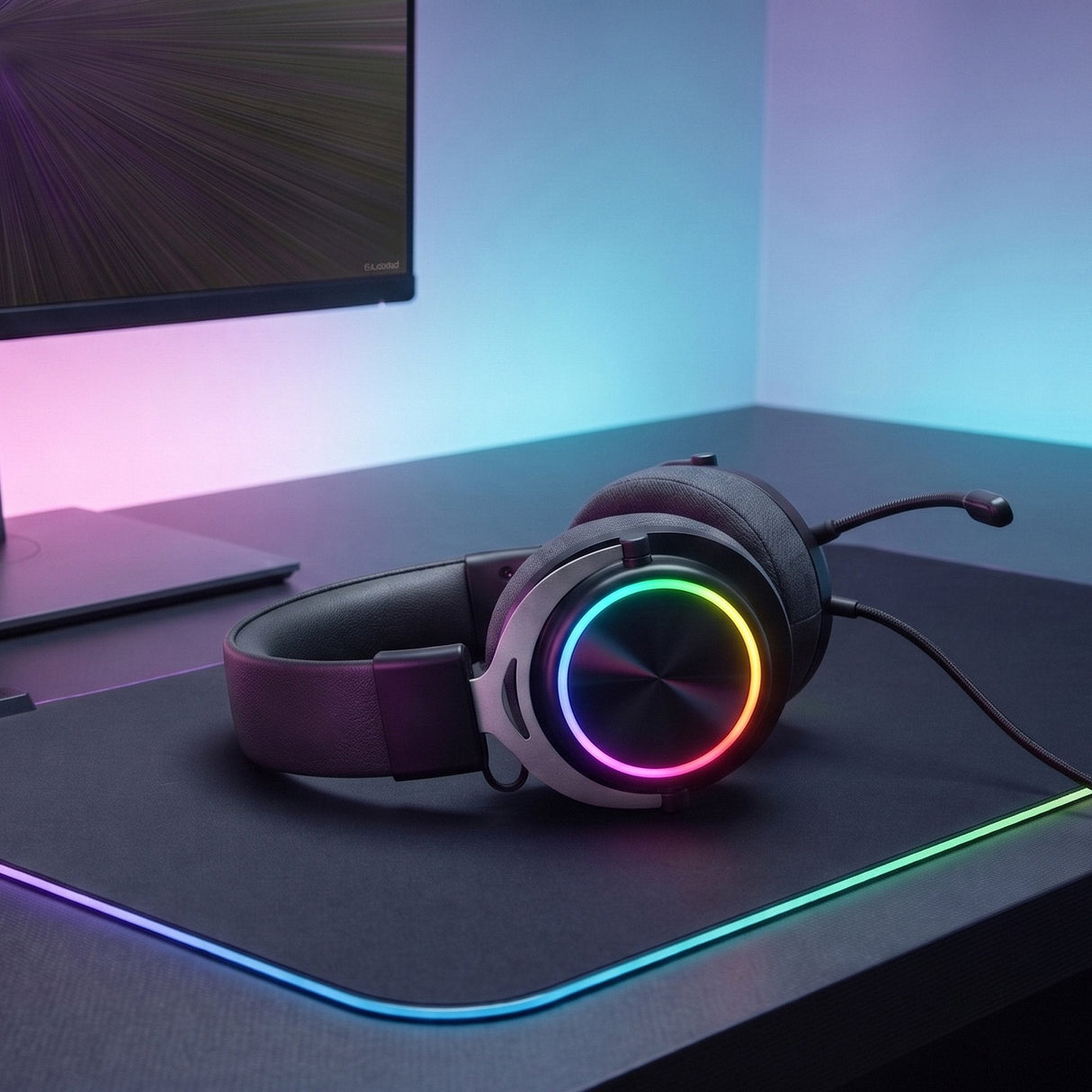 Auriculares Gaming Inalámbricos Con Micrófono Mars Gaming Mh-Forge Jack 3.5 Bluetooth Negros