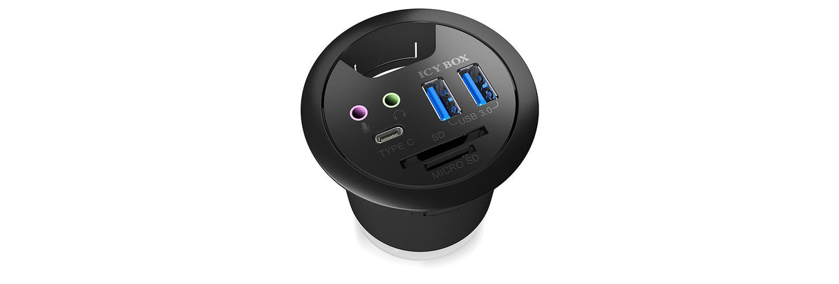Icy Box Usb3.0 Hub Mesa De 3 Puertos Hub Ib-Hub1404a, 2xusb3.0