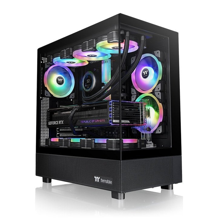 Caja Thermaltake View 270 Tg Black Atx 2xusb 3.2 Sin Fuente Negro