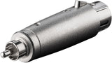 Goobay Adaptador Xlr, Enchufe Cinch > Conector Xlr De 3 Pines 27455