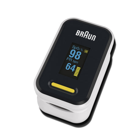 EAN 4022167081018 - Braun YK-81CEU oxímetro de pulso Negro, Acero inoxidable imagen 1