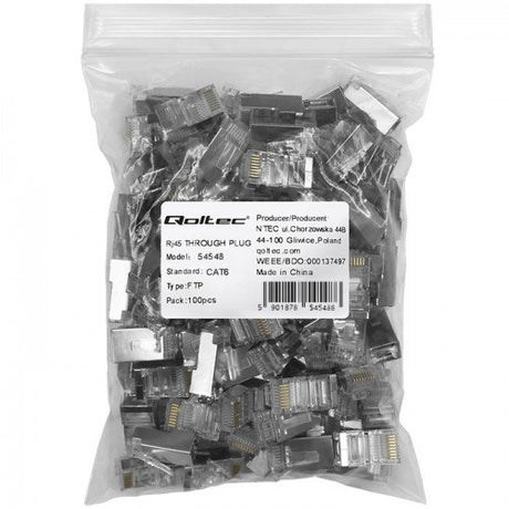 EAN 5901878545486 - Qoltec 54548 conector RJ45 Plata imagen 2