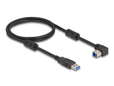 Delock 81112 Cable Usb 5 Gbps Tipo-A Macho A Tipo-B Macho 90° Acodado Hacia Abajo 1 M