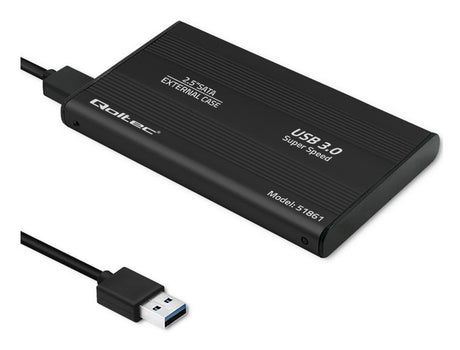 EAN 5901878518619 - Qoltec 51861 caja para disco duro externo Carcasa de disco duro/SSD Negro 2.5" imagen 6
