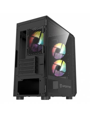EAN 8435443721335 - Nfortec NF-CS-DYS-B carcasa de ordenador Torre Negro imagen 5