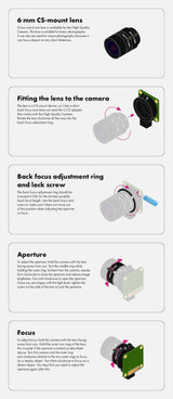 Pt361060m3mp12 6mm 3mp Lens  (Cs-Mount)