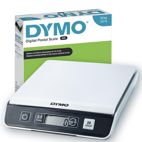 EAN 3501170929018 - DYMO M10 Báscula postal electrónica Negro, Plata imagen 1