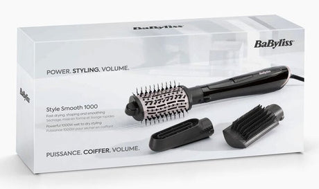 EAN 3030050188394 - BaByliss Style Smooth 1000 Kit de peluquería Airflow Negro 1000 W 2,2 m imagen 8