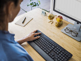 Teclado Trust Trezo Inalámbrico Completo Con Ratón Incluido Y Teclas Multimedia