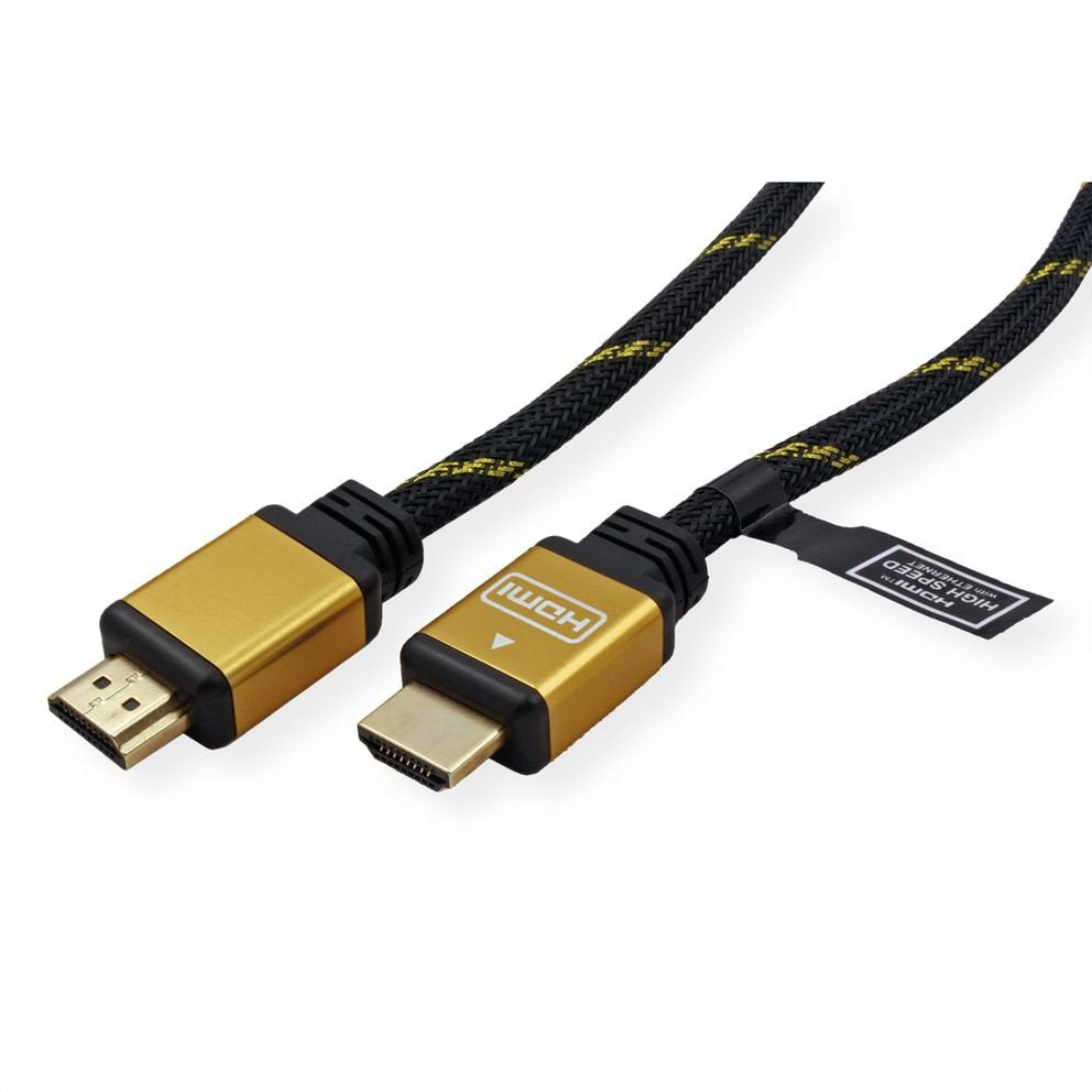 Roline Gold Hdmi High Speed Cable Mit Ethernet 3m